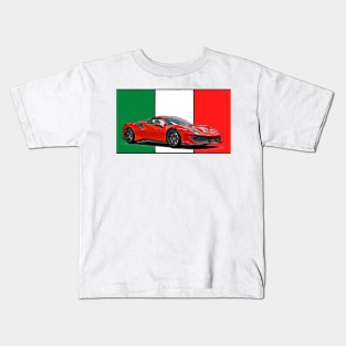 Pista Italian Print Kids T-Shirt